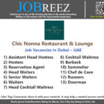 Chic Nonna Restaurant & Lounge - Multiple Vacancies in Dubai, UAE