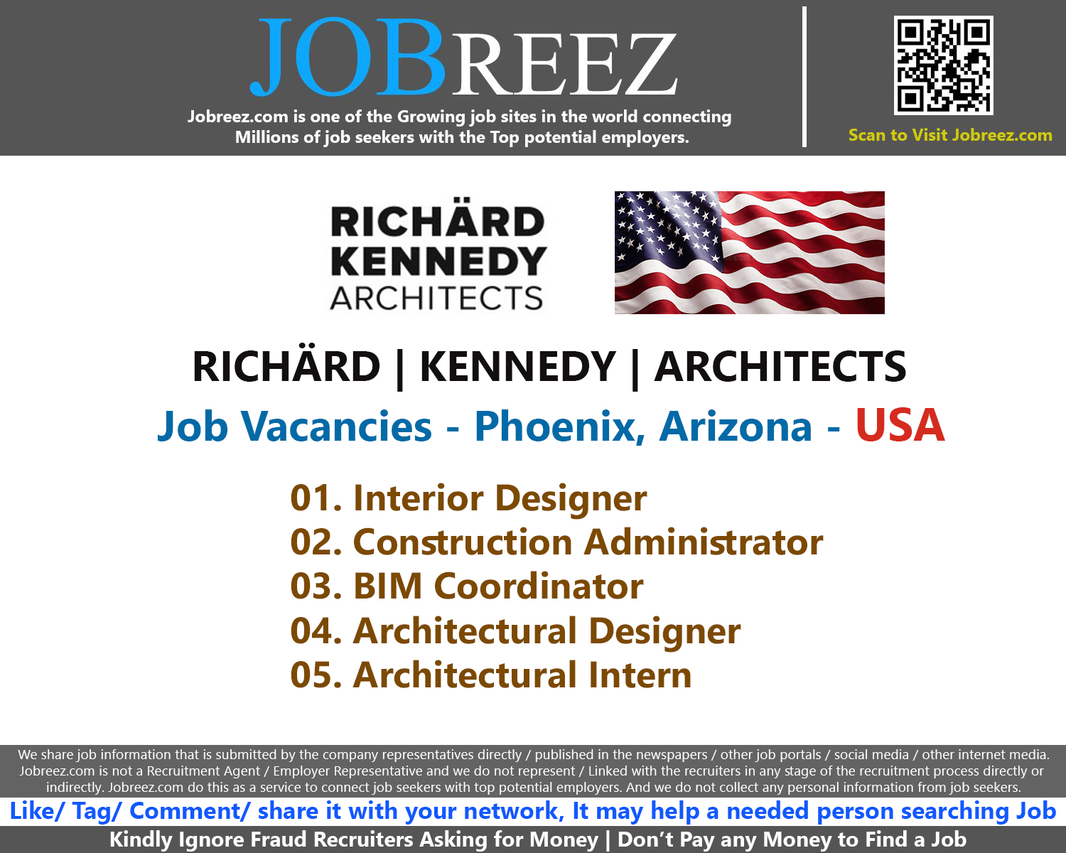 RICHÄRD | KENNEDY | ARCHITECTS Job Vacancies - Phoenix, Arizona - United States of America - USA